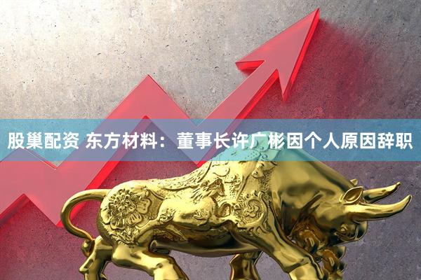 股巢配资 东方材料：董事长许广彬因个人原因辞职