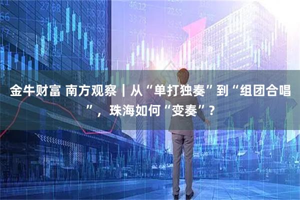 金牛财富 南方观察｜从“单打独奏”到“组团合唱”，珠海如何“变奏”？